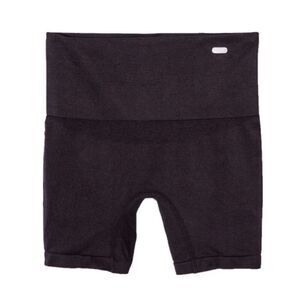 Jockey Women JKY Microfiber Stretch Seamless Underwear Slimming Short Black size